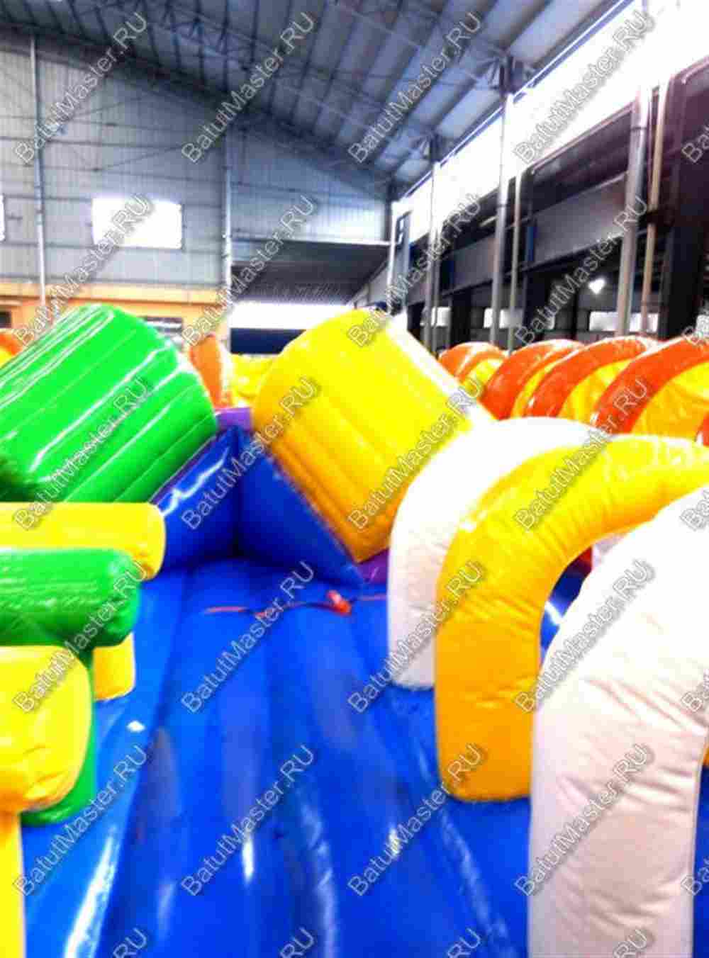 Коммерческий надувной батут "Ракета" 20*10*7 м