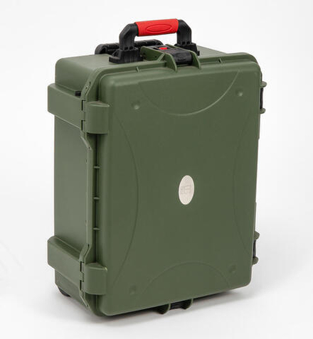 MEDIUM SIZE | Ударопрочный кейс кофр ящик бокс выдвижной ручкой и колесами DGCASE@60-02 ОЛИВКОВЫЙ | Внутр. размеры 490*360*205мм