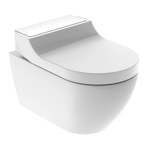 Электронный унитаз Geberit AquaClean Tuma Comfort 146.294.SI.1 (панель белое стекло)