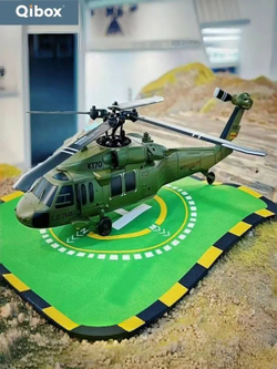 Радиоуправляемый вертолет военный WLtoys XK K170 UH-60L 6G осевой гироскоп , бесколлекторный мотор