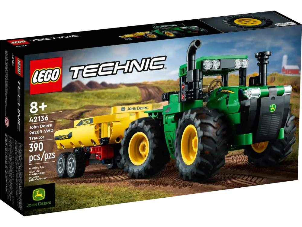 Конструктор LEGO Technic 42136 Полноприводный трактор John Deere 9620R