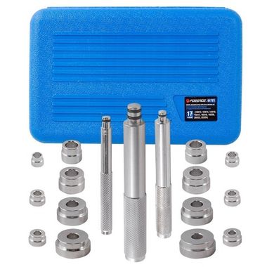 Набор оправок для запрессовки сальников, 17пр(10х12, 12х14, 14х16, 15х17, 16х18, 18х20, 20х22, 22х24, 25х27, 28х30, 30х34, 32х36, 35х40, 38х40)в кейсе Forsage F-917T1