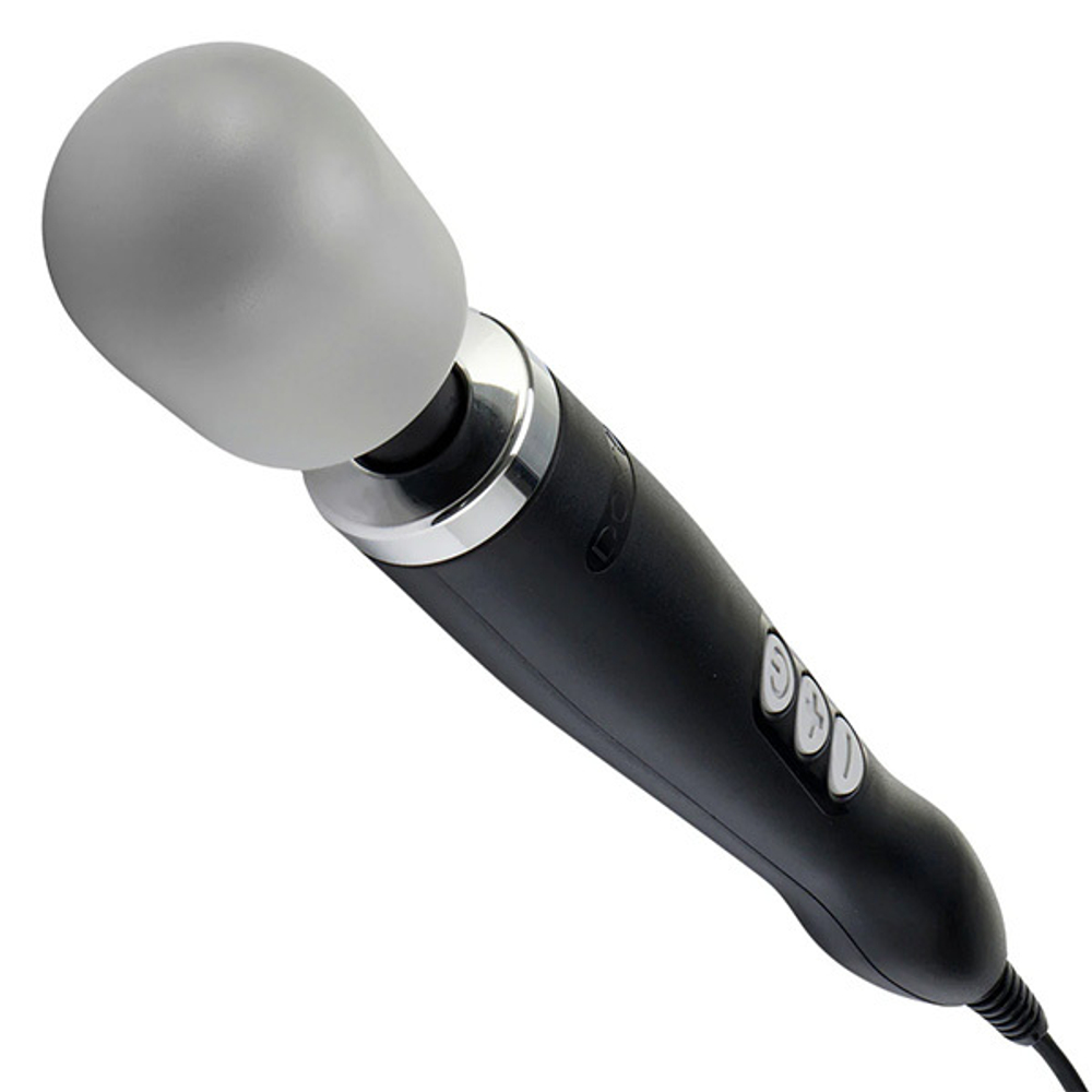 Черный вибратор-вонд 37см Doxy Original Massage Wand Black
