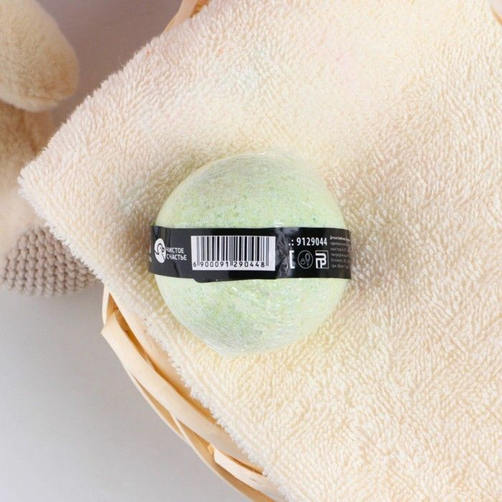 Детская бомбочка для ванны с ароматом сладкого яблока - 120 гр.