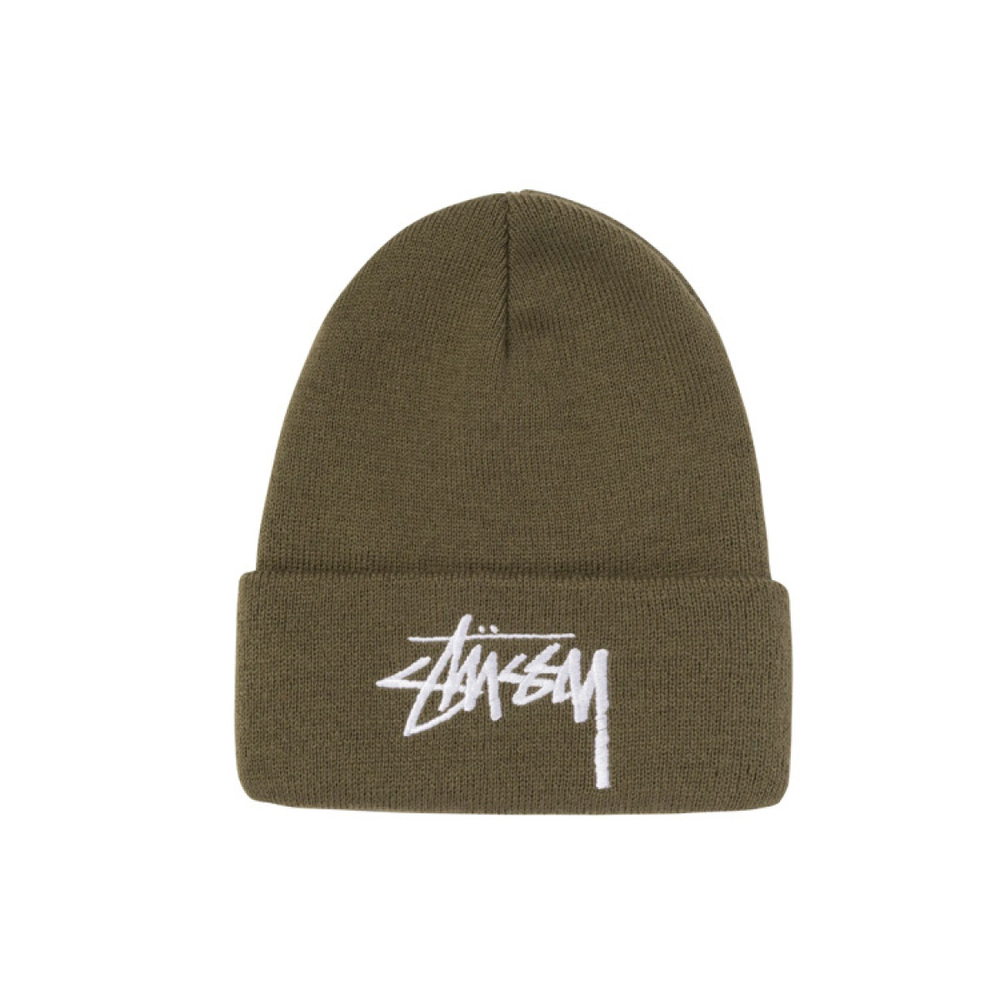 Шапки Stussy Big Stock Cuff Beanie logo, 1321004