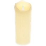 Сувенир с подсветкой «Свеча восковая - Изыск» 7,5*20 см - облита воском (работает от батареек 3 ААА)