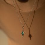 Подвеска Mar с зеленым опалом