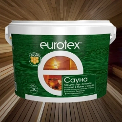 Лак для сауны EUROTEX 2,5л
