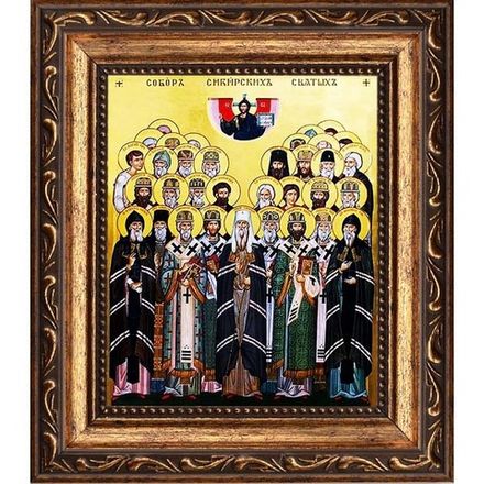Собор Сибирских святых. Икона на холсте.