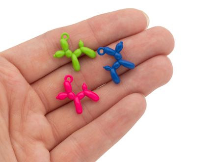 Подвеска Пудель 18,5мм, эмаль (в ассортименте)