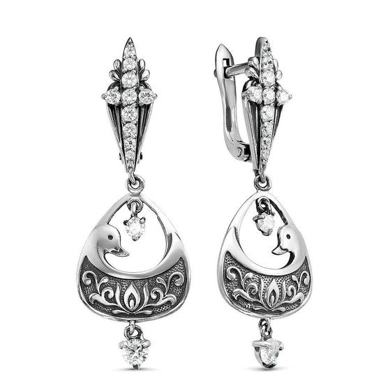 Серьги "Птицы небесные"