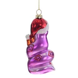 GAEM Украшение новогоднее "Змея"(цена за один вид), L6 W6 H13,5 см, 4в.