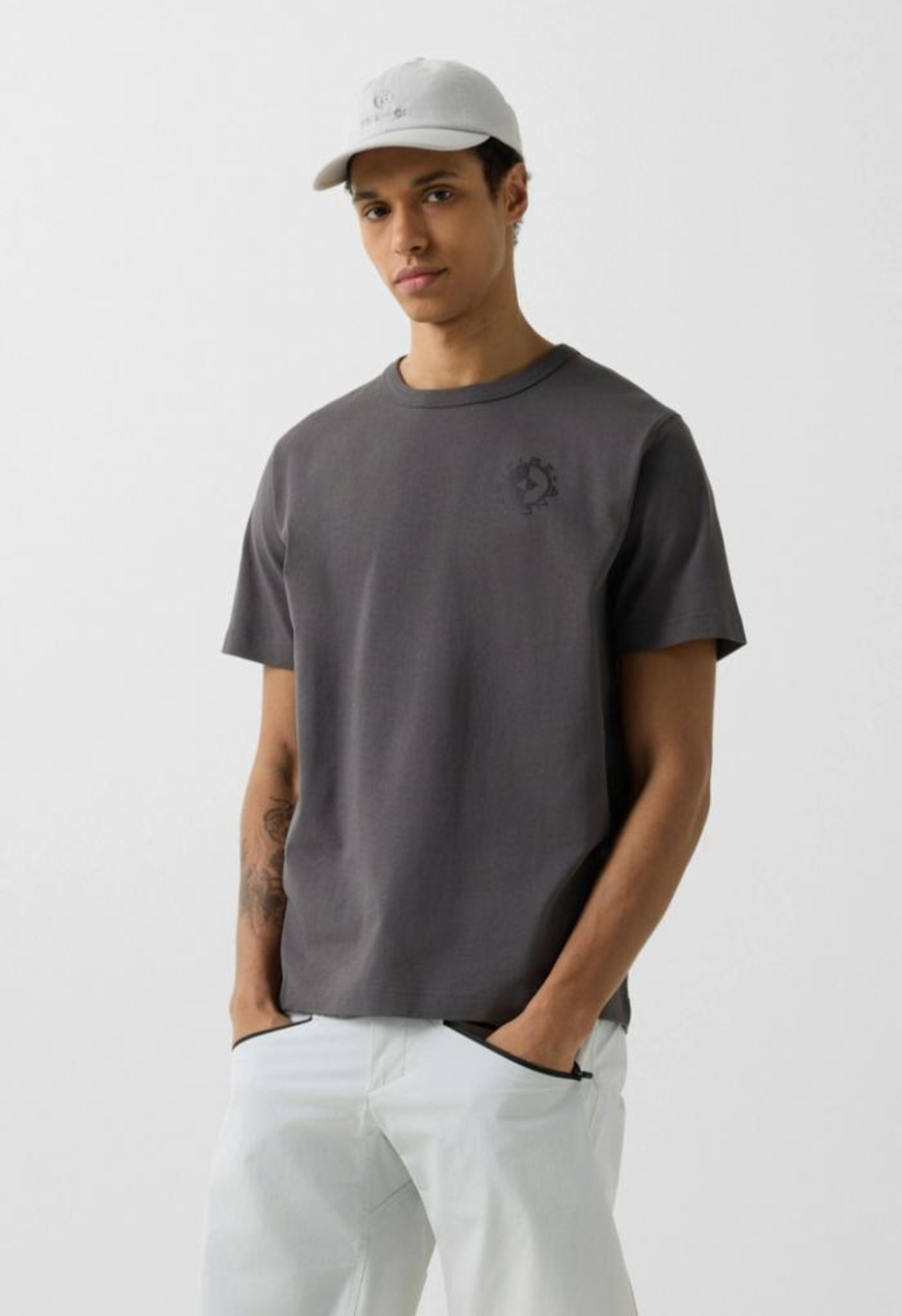 Футболка BOGNER FIRE+ICE LINO в цвете антрацит