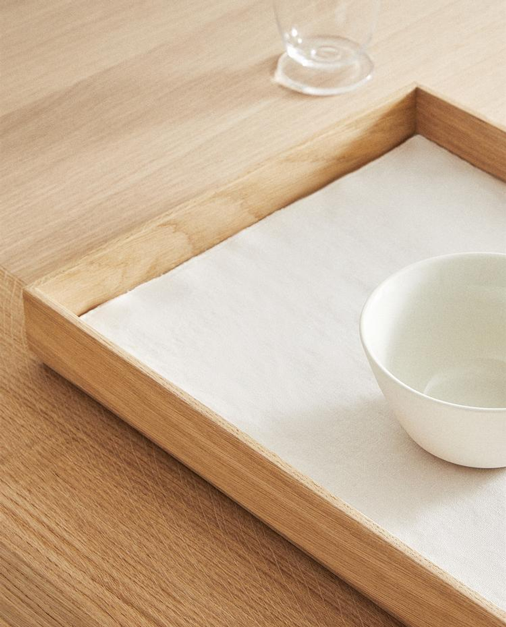 ZARA HOME ЛЬНЯНАЯ САЛФЕТКА, ЭКРЮ