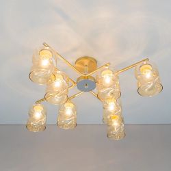 Citilux Клод CL137182 Люстра потолочная Золото