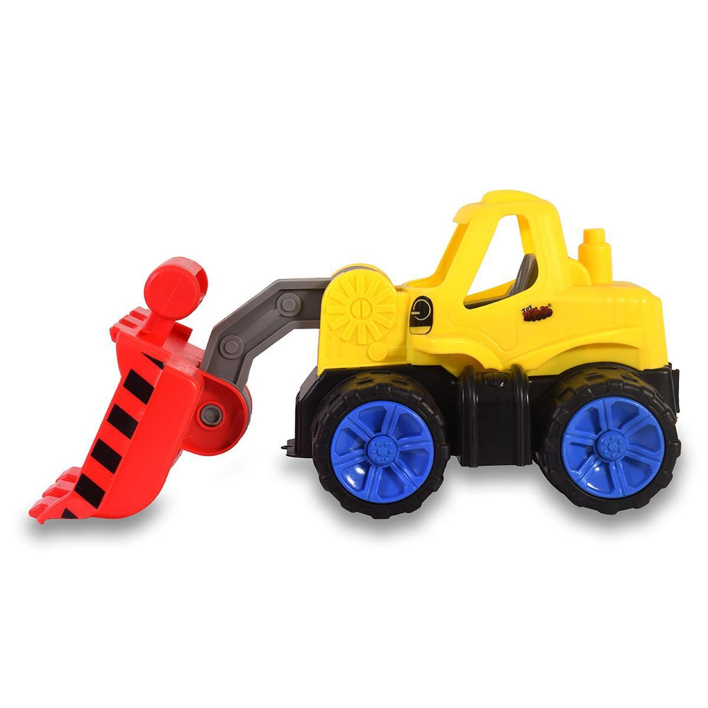 Пластмассовая игрушечная машина "Большой Погрузчик", сетка (46*19*23 см), сетка