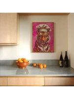 постер 30х40 см интерьерный на стену без рамок Тигр