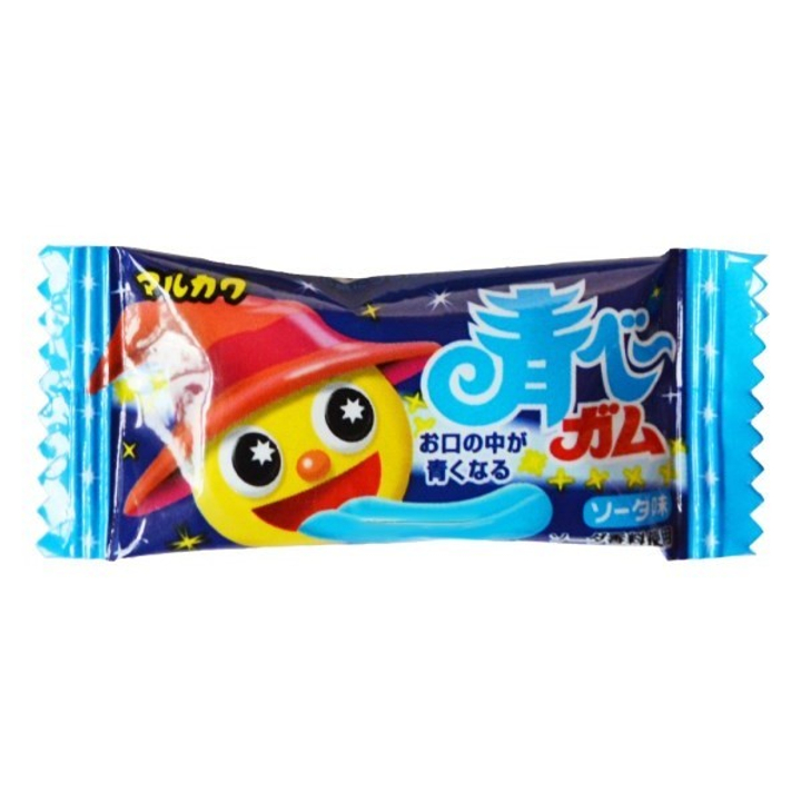 Жевательная резинка Синий язык Marukawa (волнистый брусочек) 5 г