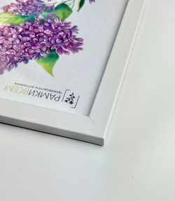 Фоторамка 30х40 см. белая, без фактуры, арт. 3040.727840