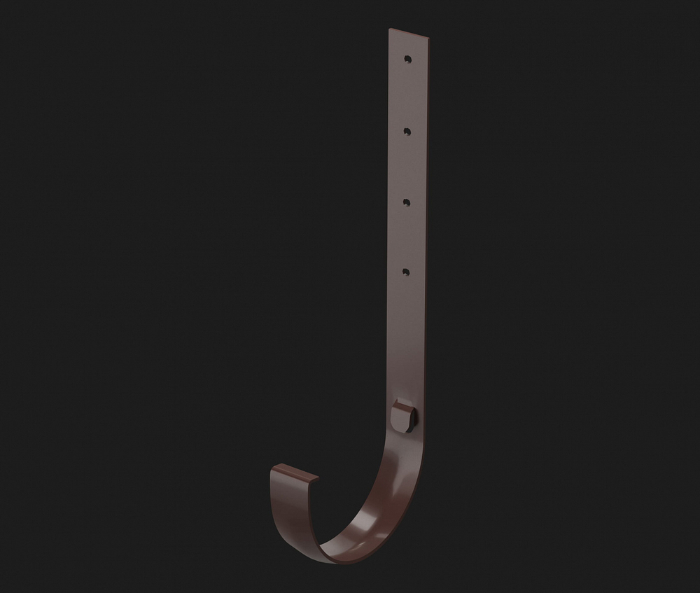 Döcke PREMIUM Кронштейн желоба металлический 300мм (Шоколад)