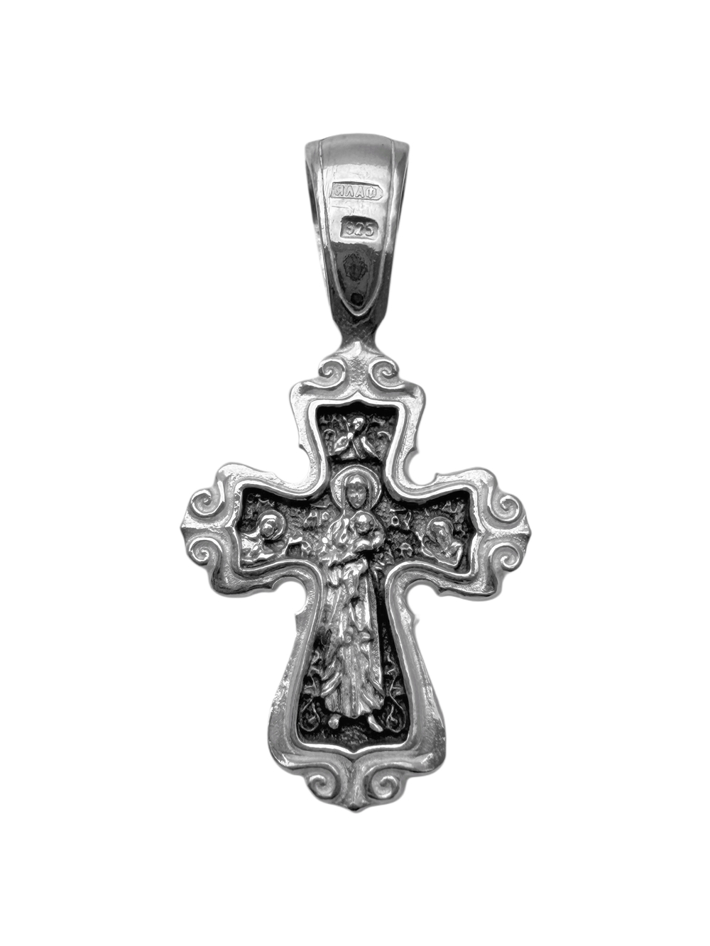 Крест из серебра/Чернение