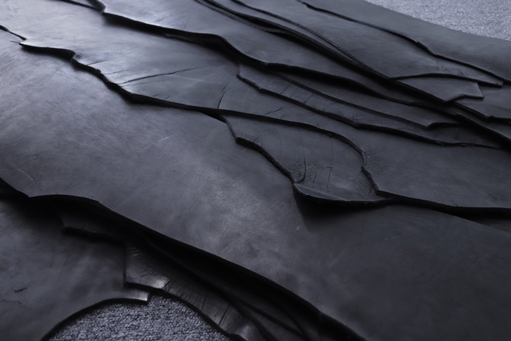 Черные Обрезки кожи (Бессортовые полы)