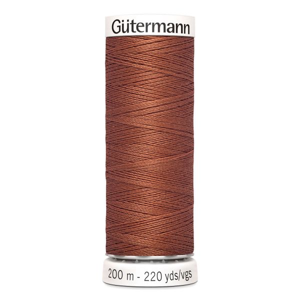 Нитки универсальные Gutermann Sew-all 100 (200 метров), 5 кат. | 847 медно-коричневый