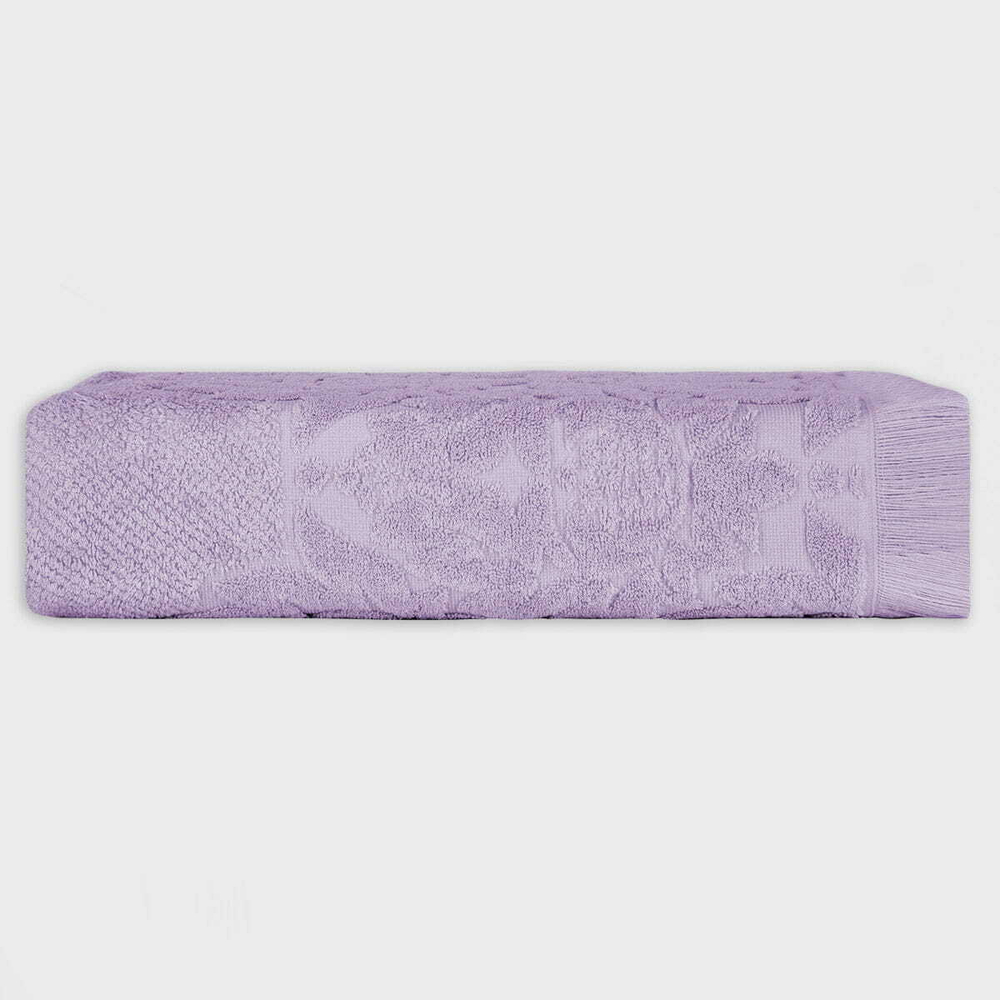 Полотенце 70х140 Arya home Elba лиловое