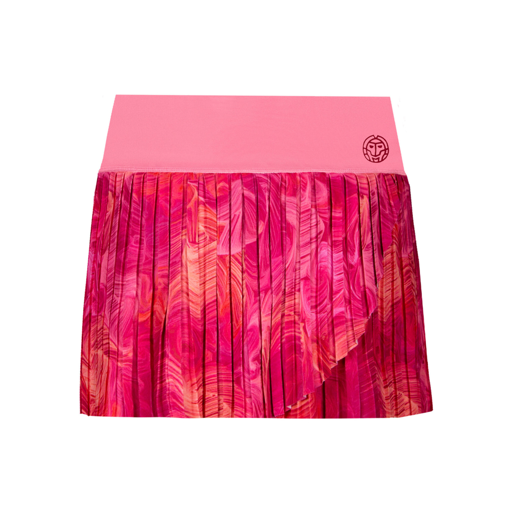 Женская теннисная юбка BIDI BADU Inaya Tech Plissee Skirt Women - Pink, Multicoloured