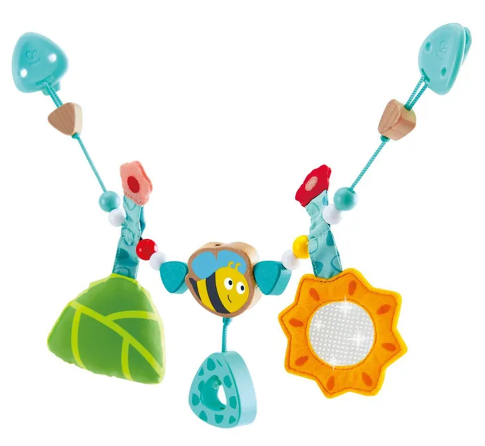 Детская игрушка "Цепочка для колясок со шмелем"