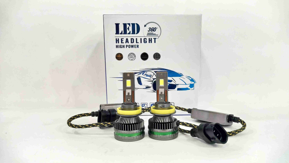 H11 (LED) / Светодиодные (H11) лампы, Галактика K18, 300 Вт, 12 вольт (2 шт. / комплект) НЕ