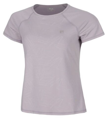 Женская теннисная футболка Fila T-Shirt Hailee - lavender gray