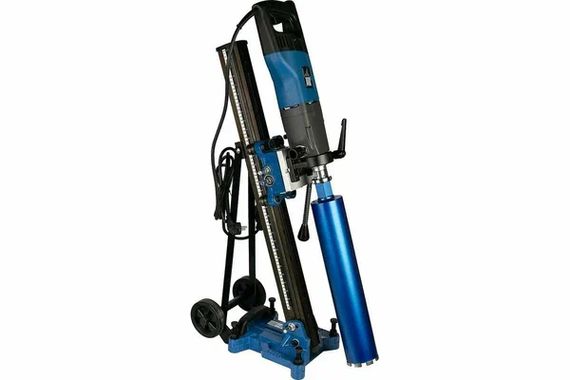 Установка алмазного бурения KEOS KS-180JSET (двигатель KS-180 + наклонная стойка KS-250J)