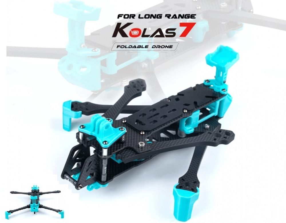 Axisflying KOLAS7&quot; - 7-дюймовый складной FPV / аналоговый 4,9-5G / дрон для дальнего действия / с GPS