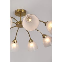Люстра Rivoli Debra 9189-308 8хЕ27 60 Вт модерн | Rivoli