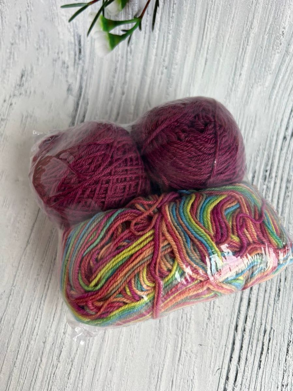 Пряжа носочная Аркобалено радужный микс 94г