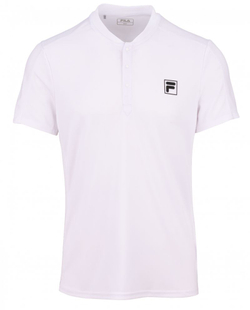 Мужское теннисное поло Fila Henley Taavi - white