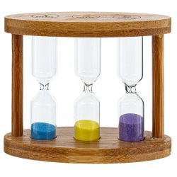 GAEM Часы песочные (1/3/5 мин.), L11 W5 H9 см, 3в.