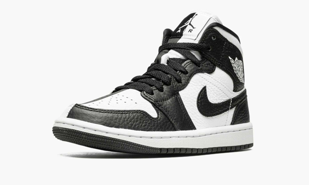 Air Jordan 1 Mid Split WMNS "Black White"