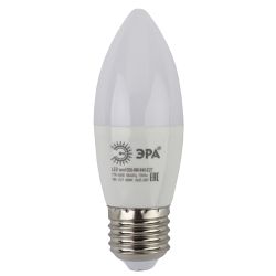 Лампа светодиодная ЭРА STD LED B35-9W-840-E27 9Вт свеча нейтральный белый свeт Е27 | Лампы cветодиодные Свеча (B/C)