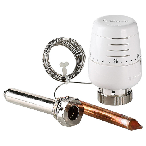 Термоголовка Valtec с выносным погружным датчиком, жидкостная, присоединение М30х1,5 (VT.5011)