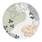 Сервировочная салфетка круглая 36 см Клевер