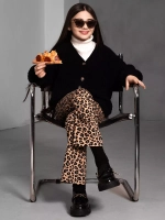 Штаны для девочки клеш трикотажные