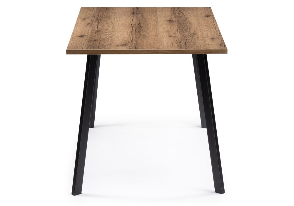 Обеденная группа Эделин латте / дуб делано темный / черный матовый