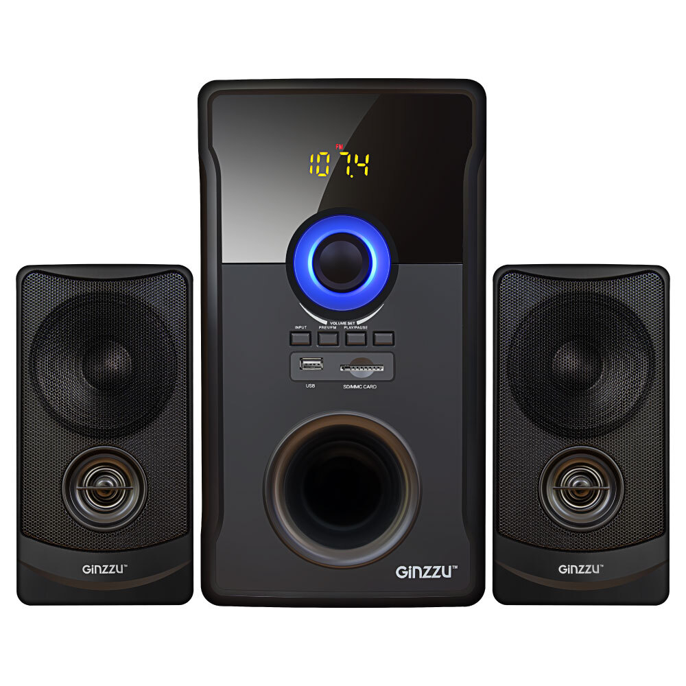 Акустика Ginzzu GM-426 USB/FM/60W Bluetooth (2.1)