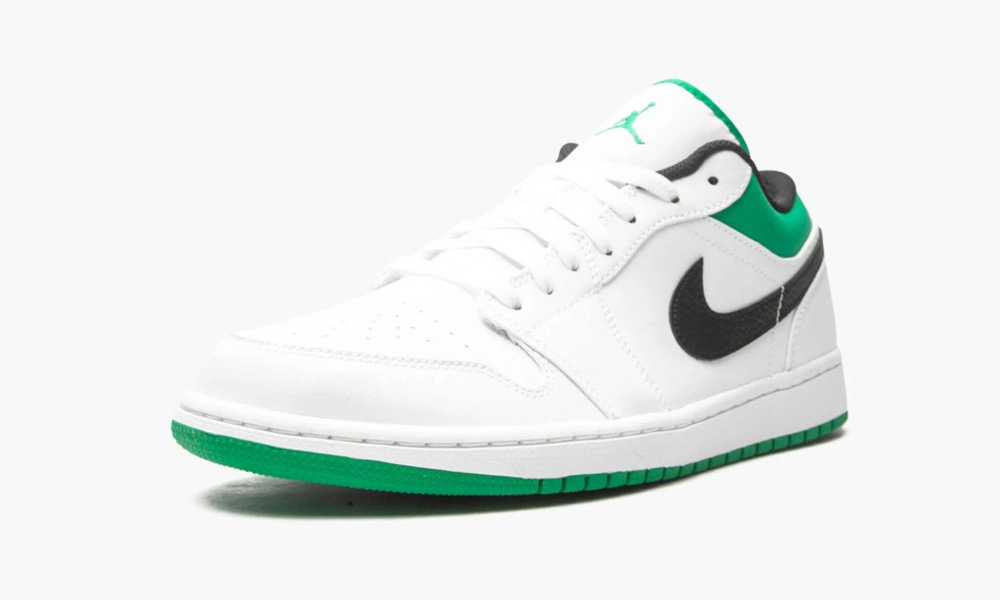 Air Jordan 1 Low "White / Lucky Green / Black"