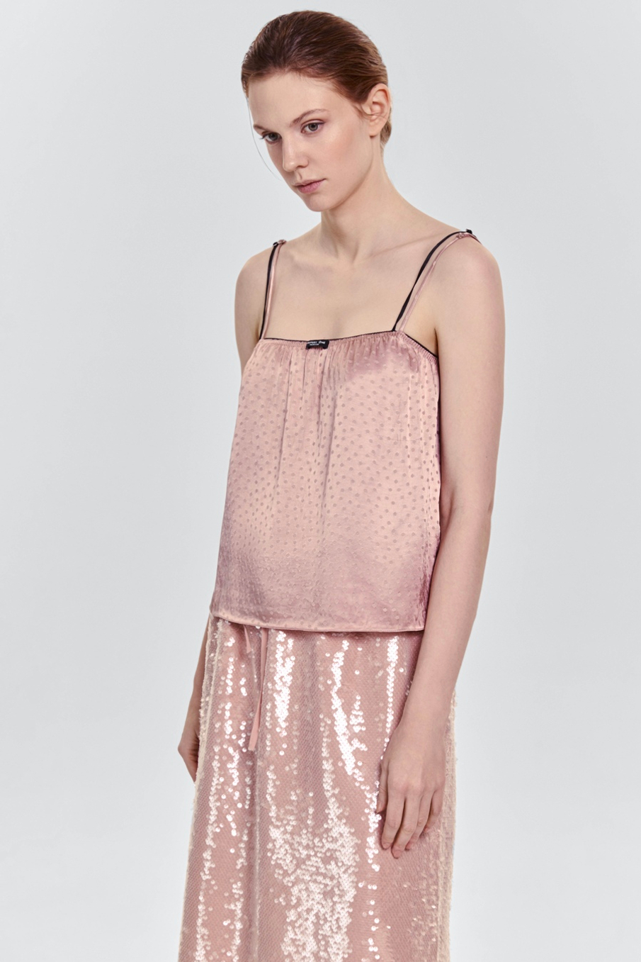 Топ бельевой из атласа