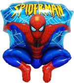 Шар (26''/66 см) Фигура, Человек Паук в прыжке, 1 шт. в уп.