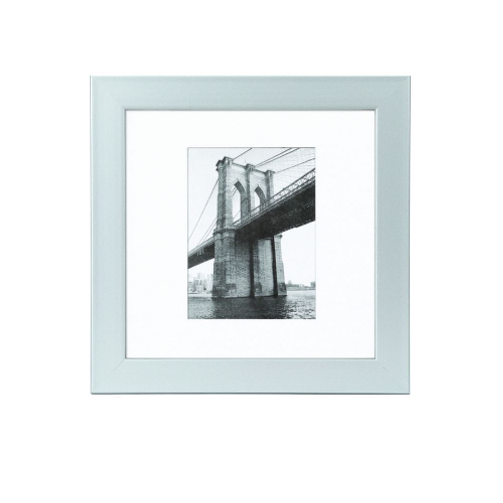 Фоторамка Image Art 612/20х20 пластиковая со стеклом цвет матовое серебро | Image Art