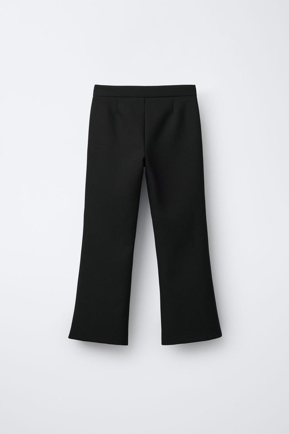 ZARA БРЮКИ С ЦВЕТОЧНЫМИ УКРАШЕНИЯМИ, ЧЕРНЫЙ